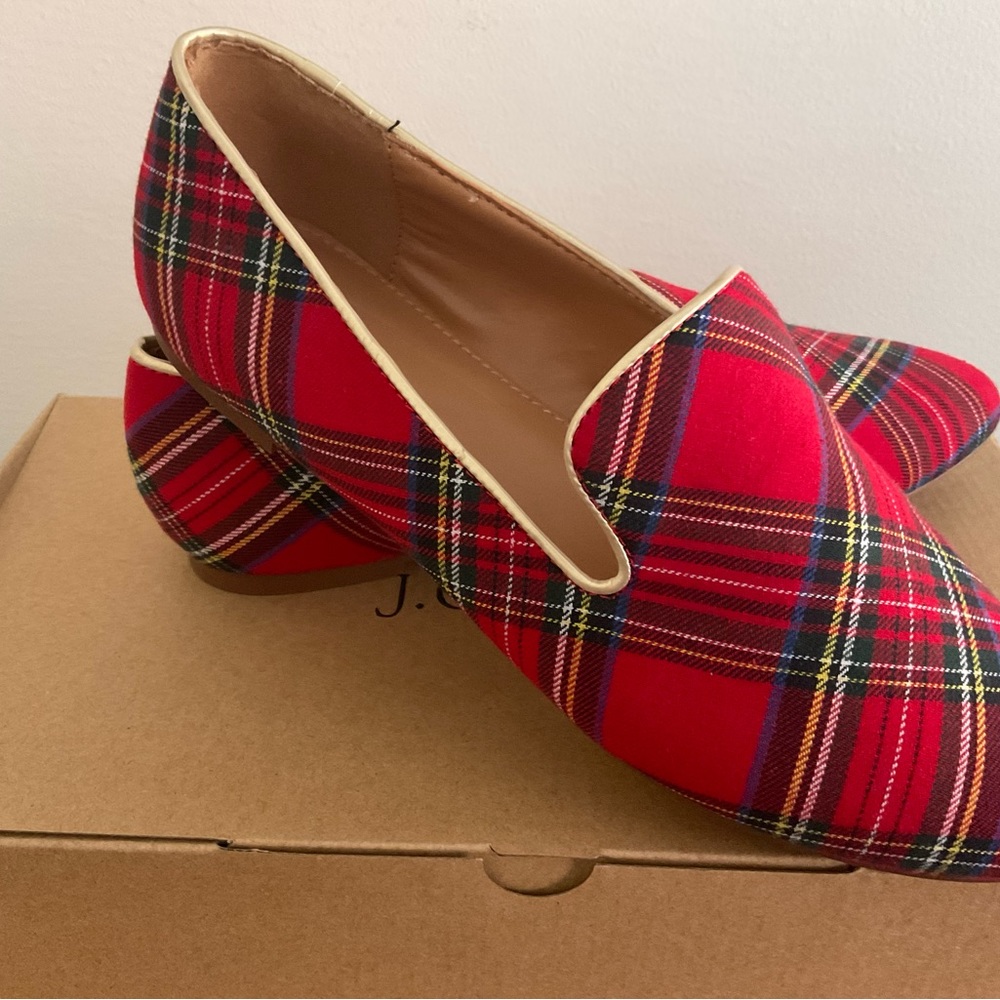 Tartan loafers